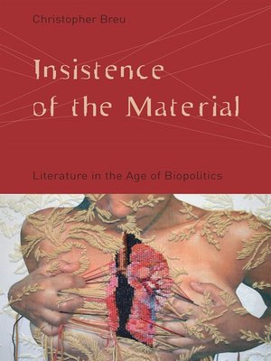 cover image of Insistence of the Material